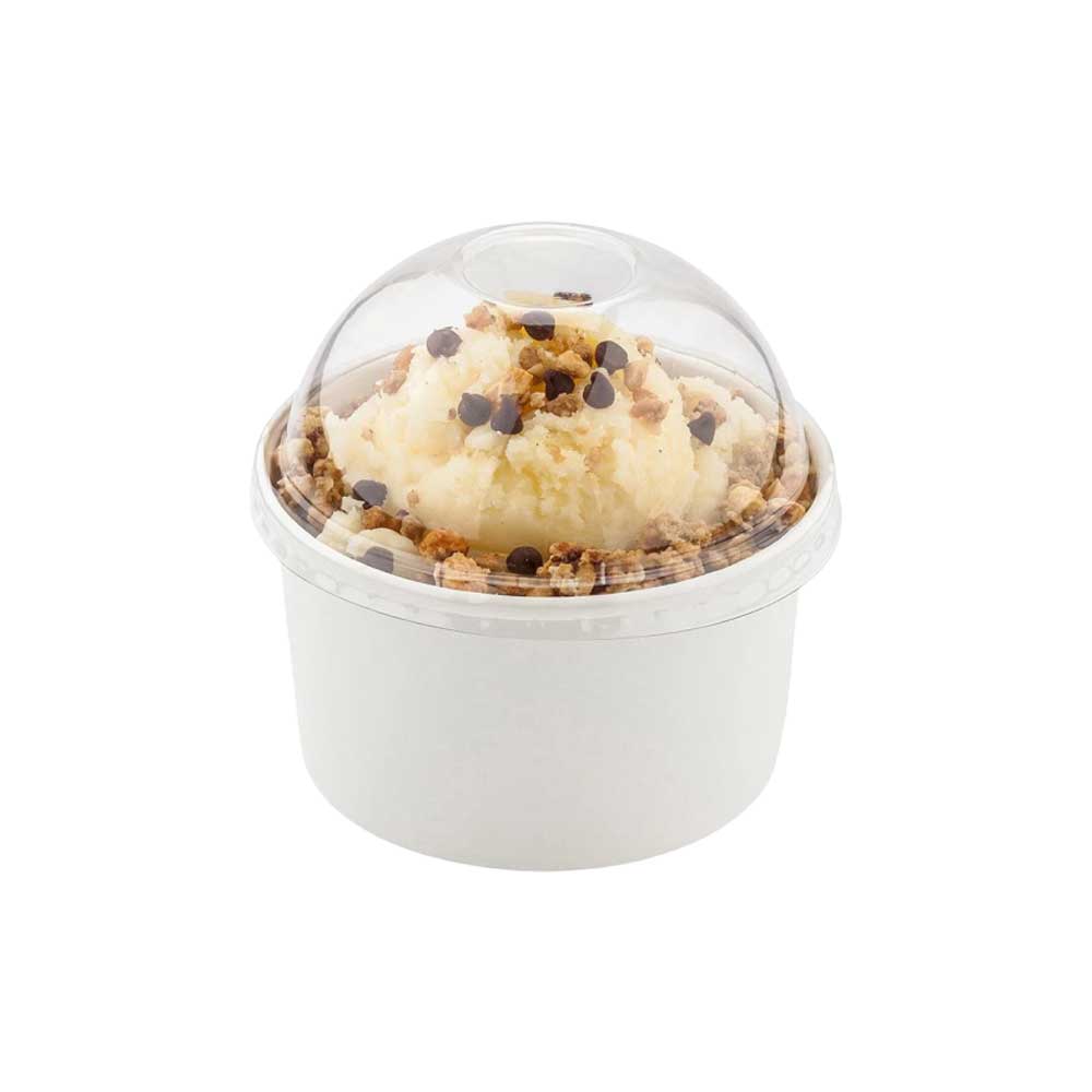 Paper Ice Cream Cup 8 OZ With Dome Lid 1X1000 Pieces - Your One Stop Solution UAE