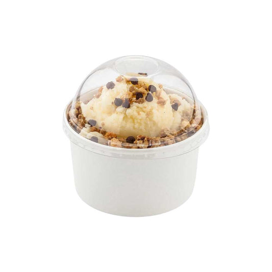 Paper Ice Cream Cup 8 OZ With Dome Lid 1X1000 Pieces - Your One Stop Solution UAE