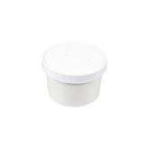 Paper Soup Bowl Lid 8oz White 1X500 Pieces - Your One Stop Solution UAE