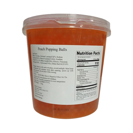 Peach Popping Popping Boba Bubble Tea Taiwan 3.2KG