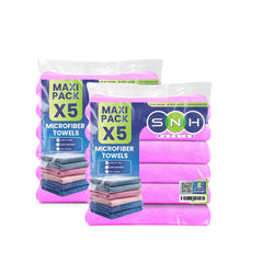 Microfiber Cleaning Cloth – 5 PCS PKT | 40x40 cm