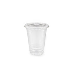 RPET Cups With Lid - Disposable Cold Drink Cups