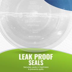 Clear Round Microwave Container 250CC With Lid