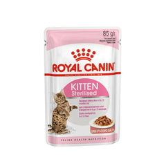 Royal Canin Feline Health Nutrition Kitten Sterilised Gravy (WET FOOD - Pouches)
