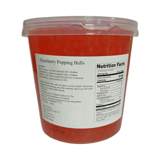 Strawberry Popping Boba Bubble Tea Taiwan 3.2KG