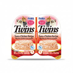 Inaba Twins Tuna & Chicken Recipe - 2x35g
