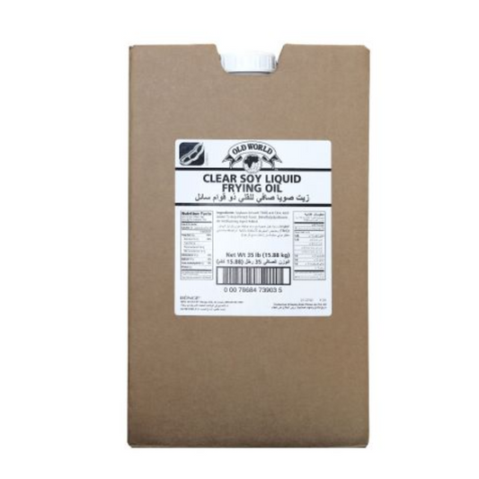 OLD WORLD CLEAR SOY LIQUID FRYING OIL 35LB