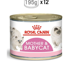 Royal Canin Feline Health Nutrition Mother & Babycat Mousse (WET FOOD - Cans) 12 x 195g