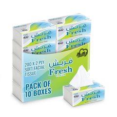 Fresh Nylon Tissue 200x2PLY (Total 400 Sheets) 5BXS PKT