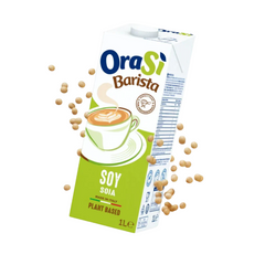 Orasi Soy Barista Plant-Based Milk – 12 x 1L