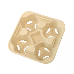 Corrugated Cup Holder – 2/4 Cup | Eco-Friendly Beverages Carrier