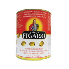 FIGARO GREEN PITTED OLIVES 3KG