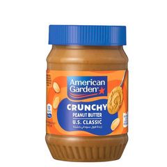 AMERICAN GARDEN PEANUT BUTTER CRUNCHY 12X454GM