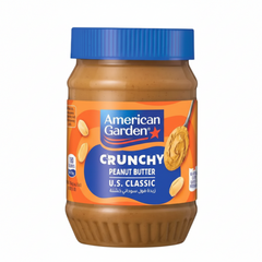 AMERICAN GARDEN PEANUT BUTTER CRUNCHY 12X454GM