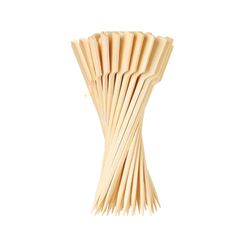 Bamboo Fruit Pick – 9cm Unwrapped | Eco-Friendly Skewers | 50×100 PCS