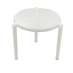 White Round Pizza Stand – Durable, Heat-Resistant Serving Stand