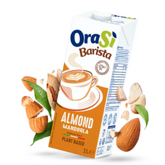 Orasi Almond Barista Plant-Based Milk – 12 x 1L