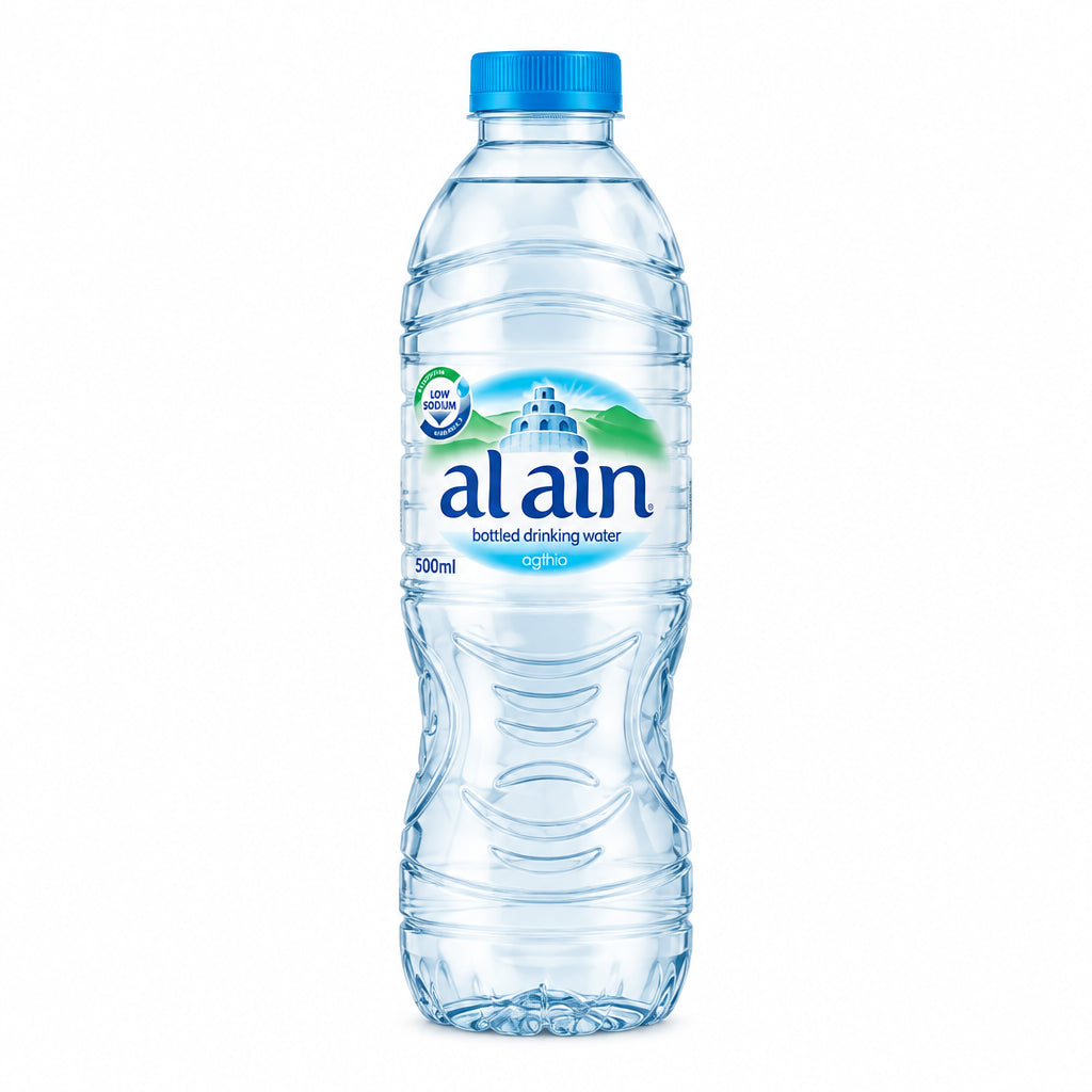 Al Ain Bottled Drinking Water 500 ml x 24 plastic bottles - SNH Packing