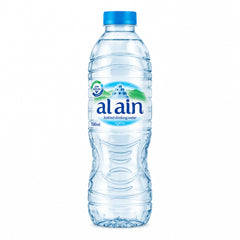 Al Ain Bottled Drinking Water 500 ml x 24 plastic bottles - SNH Packing