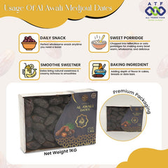 AL AWALI MEDJOUL DATES JUMBO - 1 KG (PS) - SNH Packing