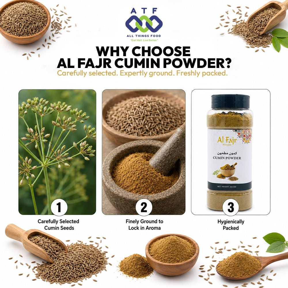 Al Fajr Cumin Powder 250g Ground Cumin Spice for Cooking - SNH Packing