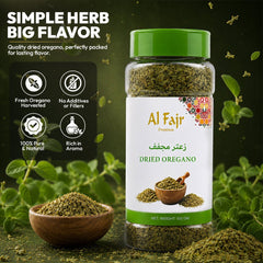 Al Fajr Dried Oregano 80g Aromatic Oregano Herb for Cooking - SNH Packing