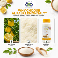 Al Fajr Lemon Salt 435g Citrus Flavour Seasoning - SNH Packing