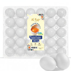 Al Fajr Omega 3 Eggs Medium 30pcs Tray - SNHÂ Packing