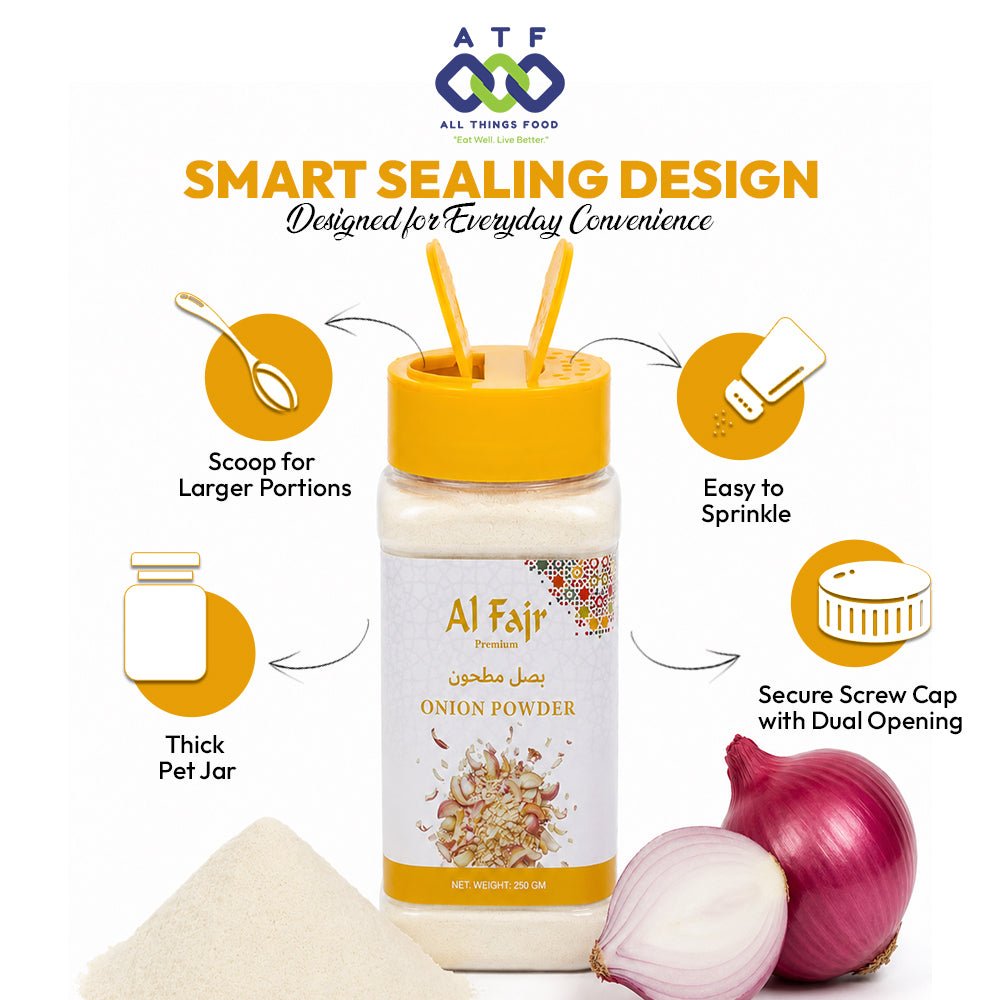 Al Fajr Onion Powder 250g Ground Onion Spice for Cooking - SNH Packing
