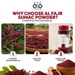 Al Fajr Sumac Powder 250g Ground Sumac Spice for Cooking - SNH Packing