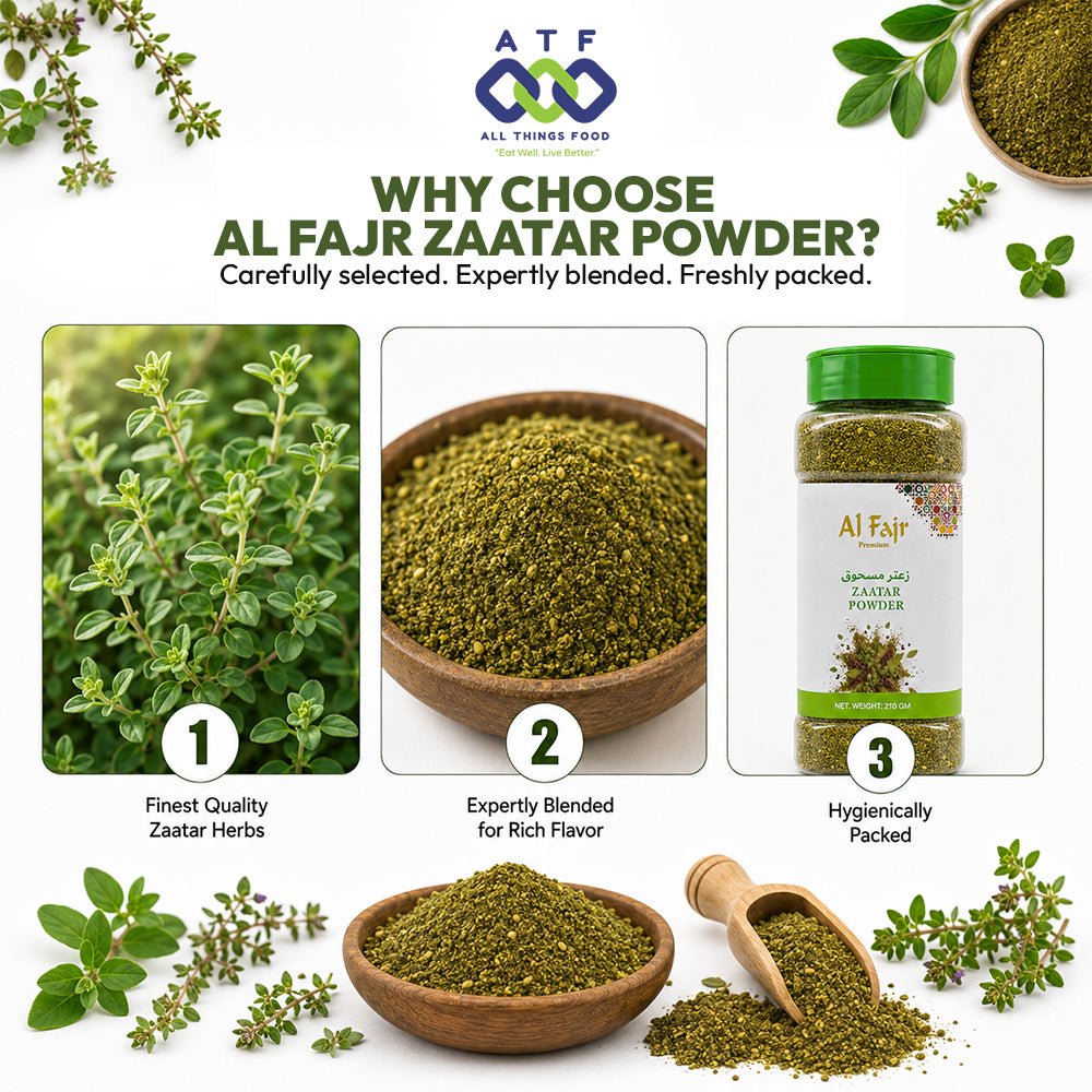 Al Fajr Zaatar 210g Middle Eastern Spice Blend - SNH Packing