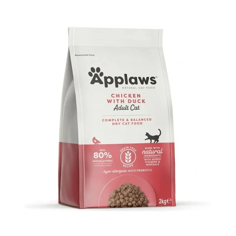 Applaws Chicken with Duck Adult Dry Cat Food 2KG - SNH Packing