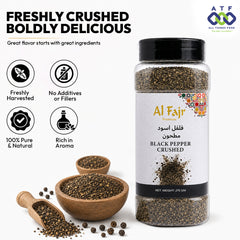 Al Fajr Crushed Black Pepper Bold Aromatic Spice 270G
