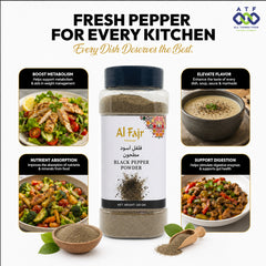 Al Fajr Black Pepper Powder Ground Black Pepper 250g