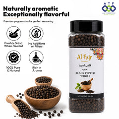 Al Fajr Black Pepper Whole Premium Peppercorns 250G