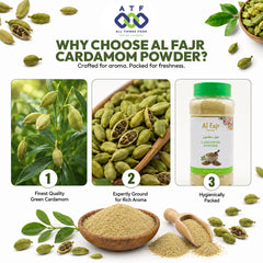 Al Fajr Cardamom Powder Ground Cardamom Spice 260g