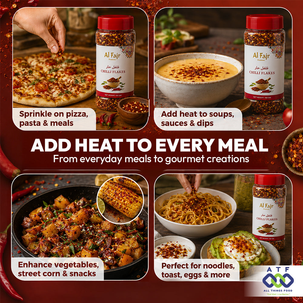 Al Fajr Chilli Flakes Dried Chilli Spice 150g