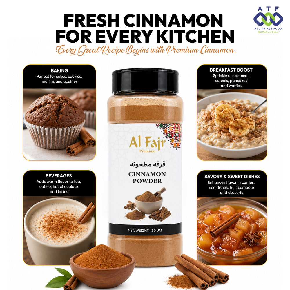 Al Fajr Cinnamon Powder Ground Cinnamon Spice 250g
