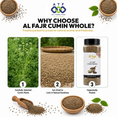 Al Fajr Cumin Whole Seeds Spice 200g
