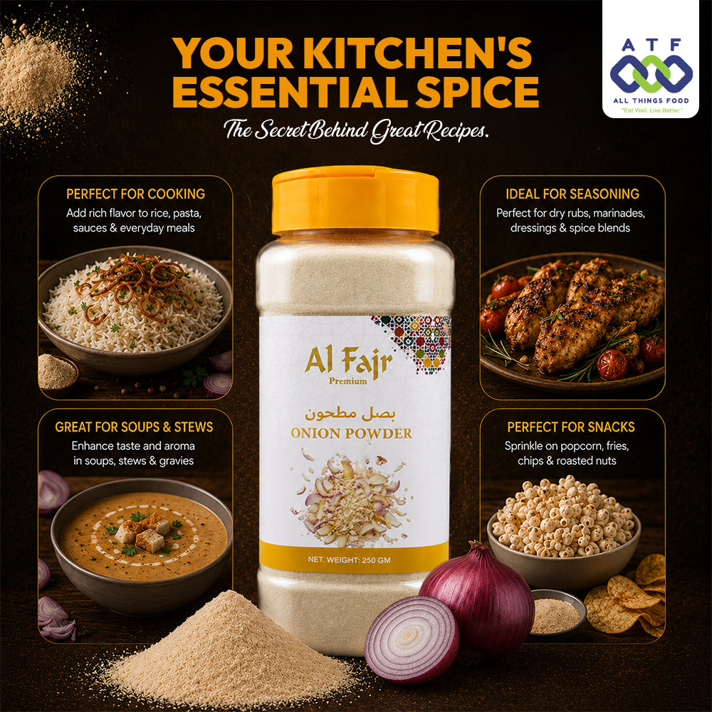 Al Fajr Onion Powder Ground Onion Spice 250g