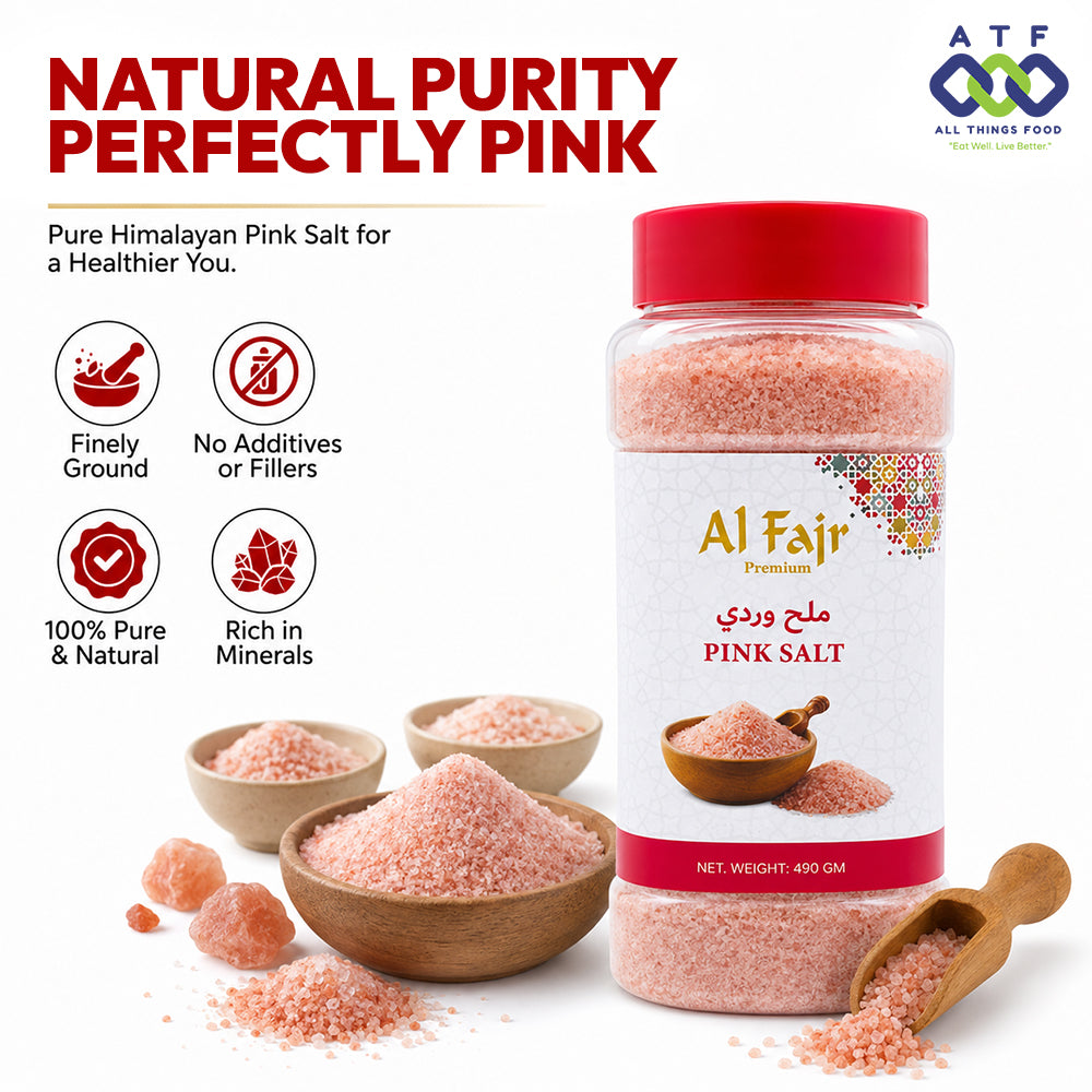 Al Fajr Pink Salt Cooking Salt 490g