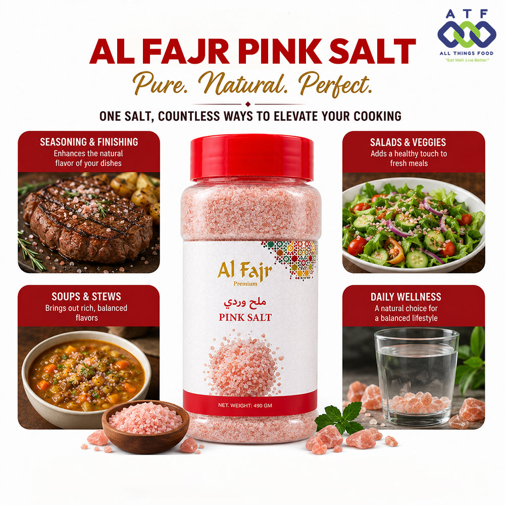 Al Fajr Pink Salt Cooking Salt 490g
