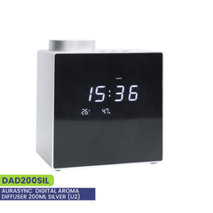 AURASYNC Digital Aroma Diffuser 200ml – Black & Silver (U2) | Smart Scent Machine for Home & Office - SNH Packing