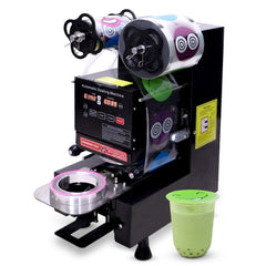 Automatic PP Cup Sealing Machine | Commercial Bubble Tea & Juice Cup Sealer | Food Packaging Equipment - SNH Packing