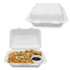 Bagasse Lunch Boxes – Eco - Friendly Biodegradable Disposable Boxes - SNH Packing