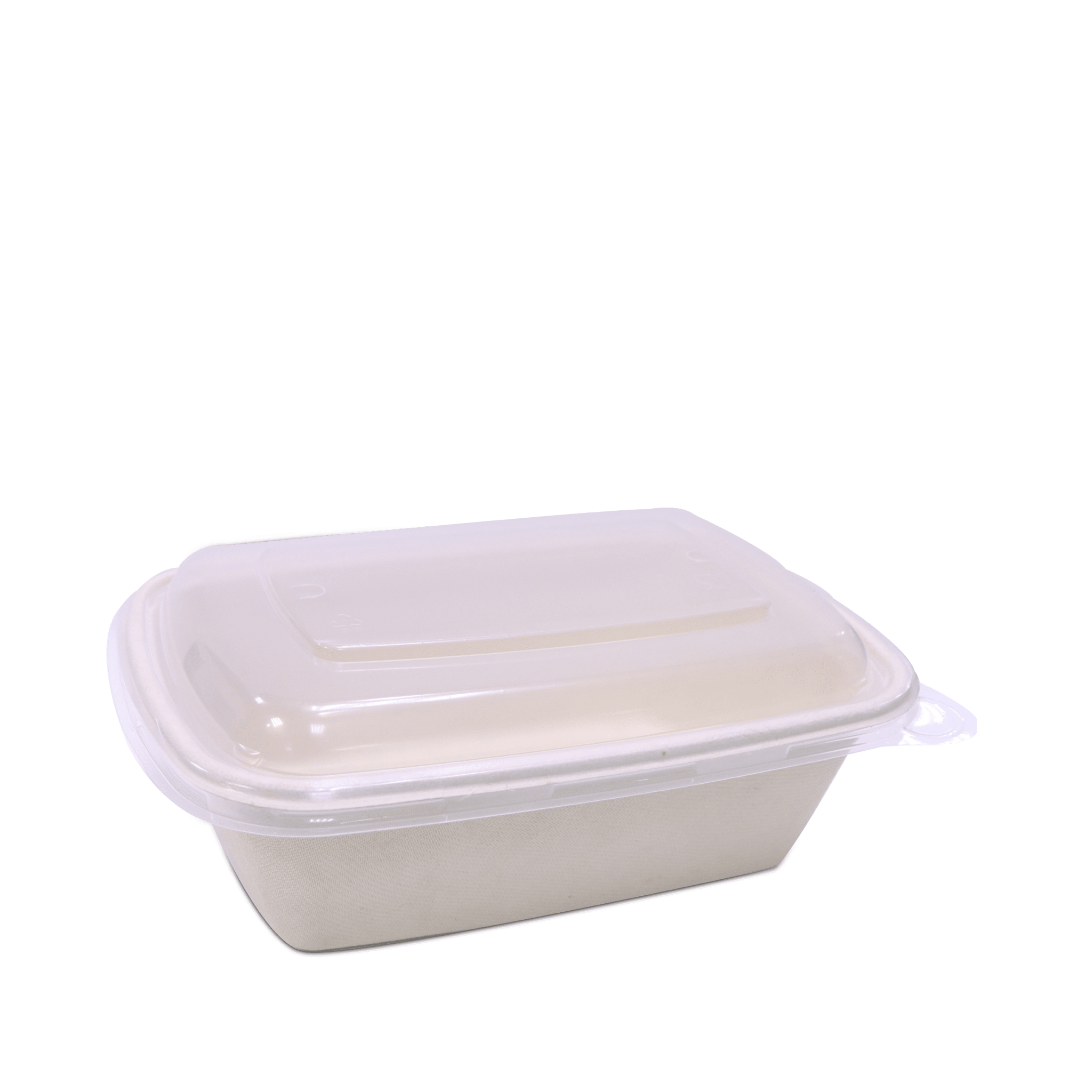 Bagasse Rectangular Containers with Lids - SNH Packing
