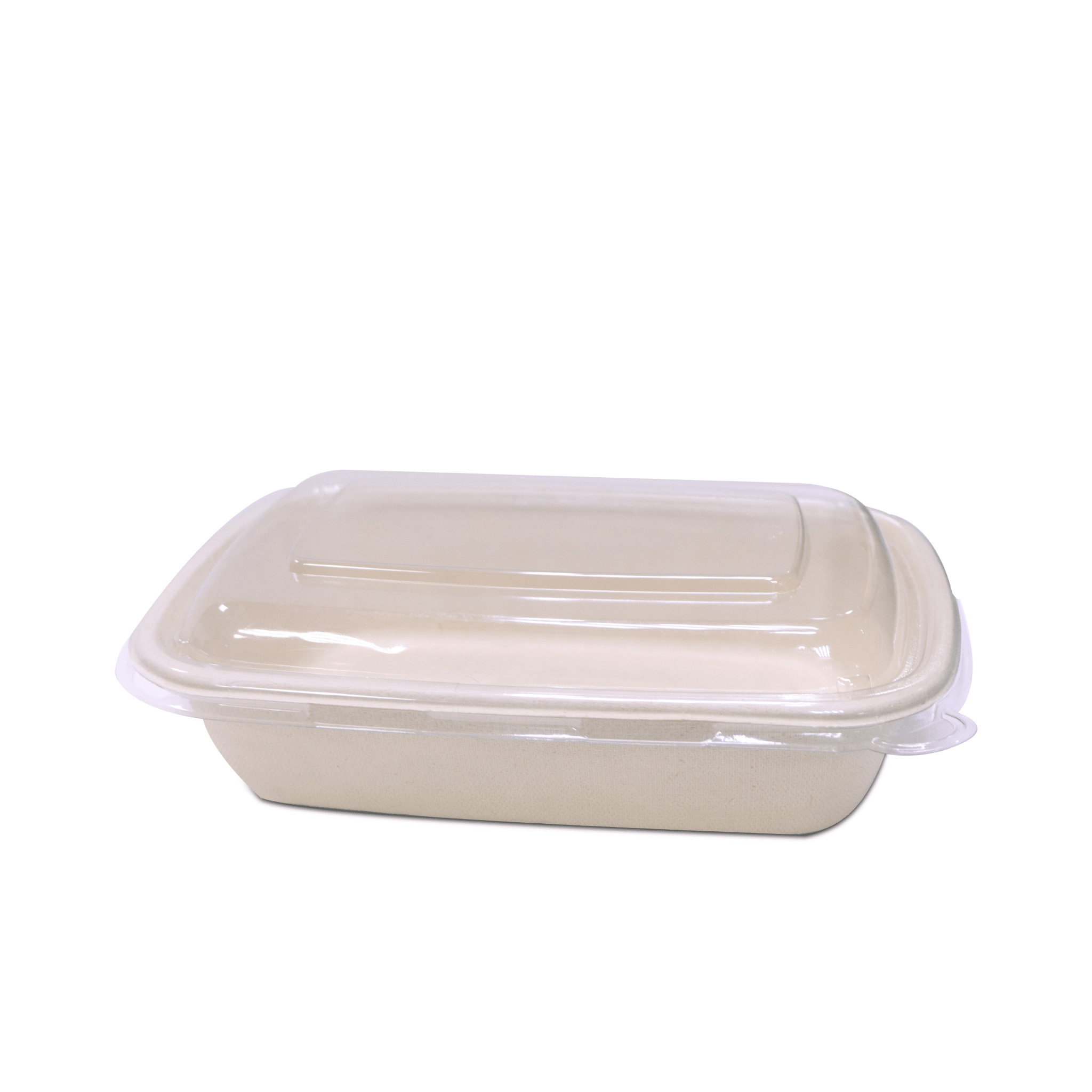 Bagasse Rectangular Containers with Lids - SNH Packing