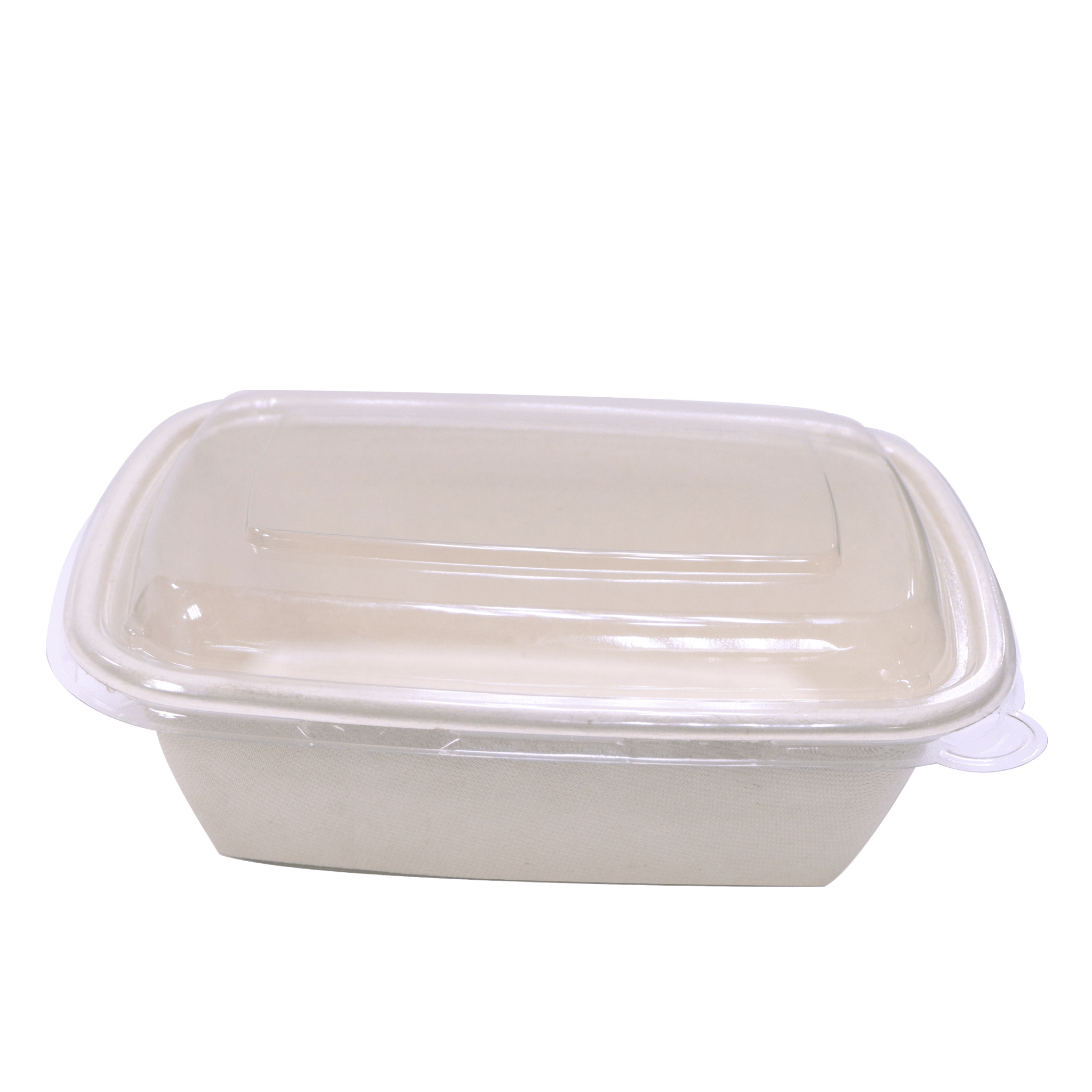 Bagasse Rectangular Containers with Lids - SNH Packing