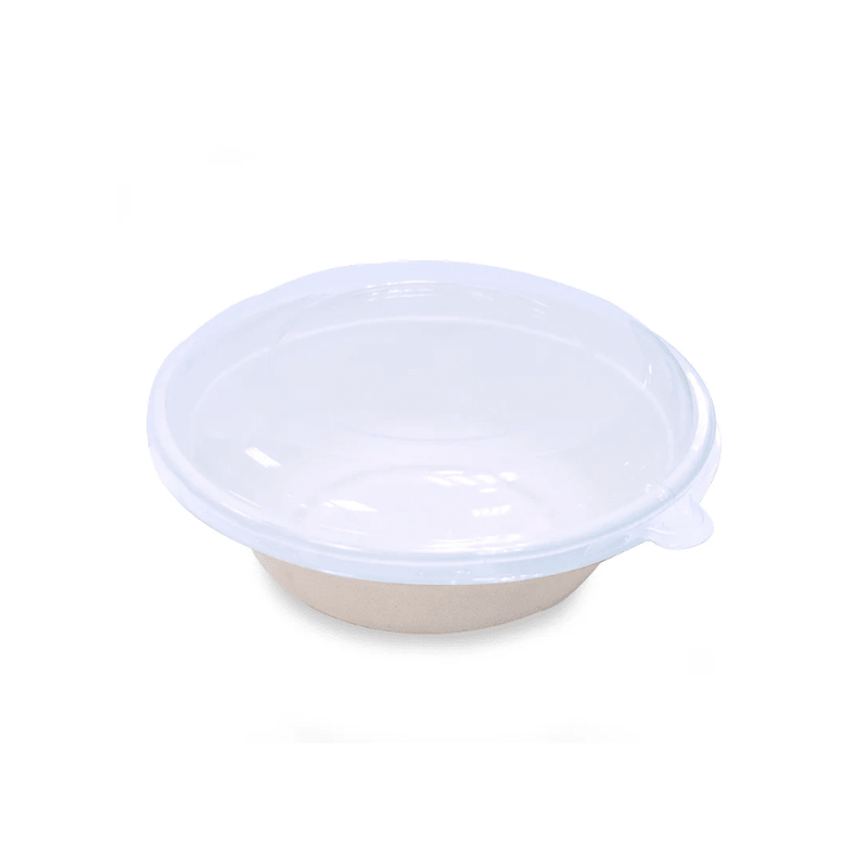 Bagasse Round Containers with Lids | Eco - Friendly - SNH Packing