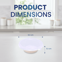 Bagasse Round Containers with Lids | Eco - Friendly - SNH Packing